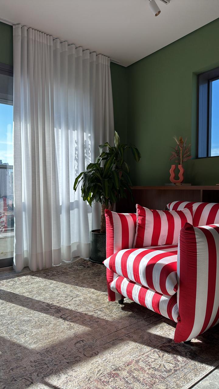 Luz natural no consultório de psicologia